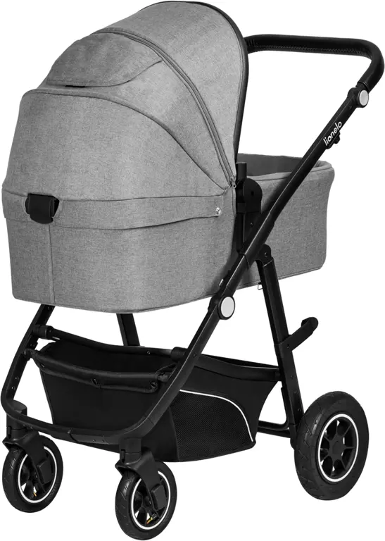 Коляска дитяча 3 в 1 Lionelo Bianka Grey Stone